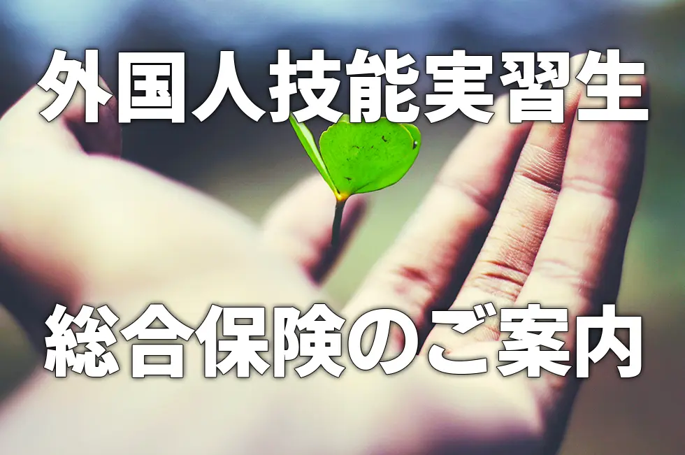 外国人技能実習生総合保険のご案内
